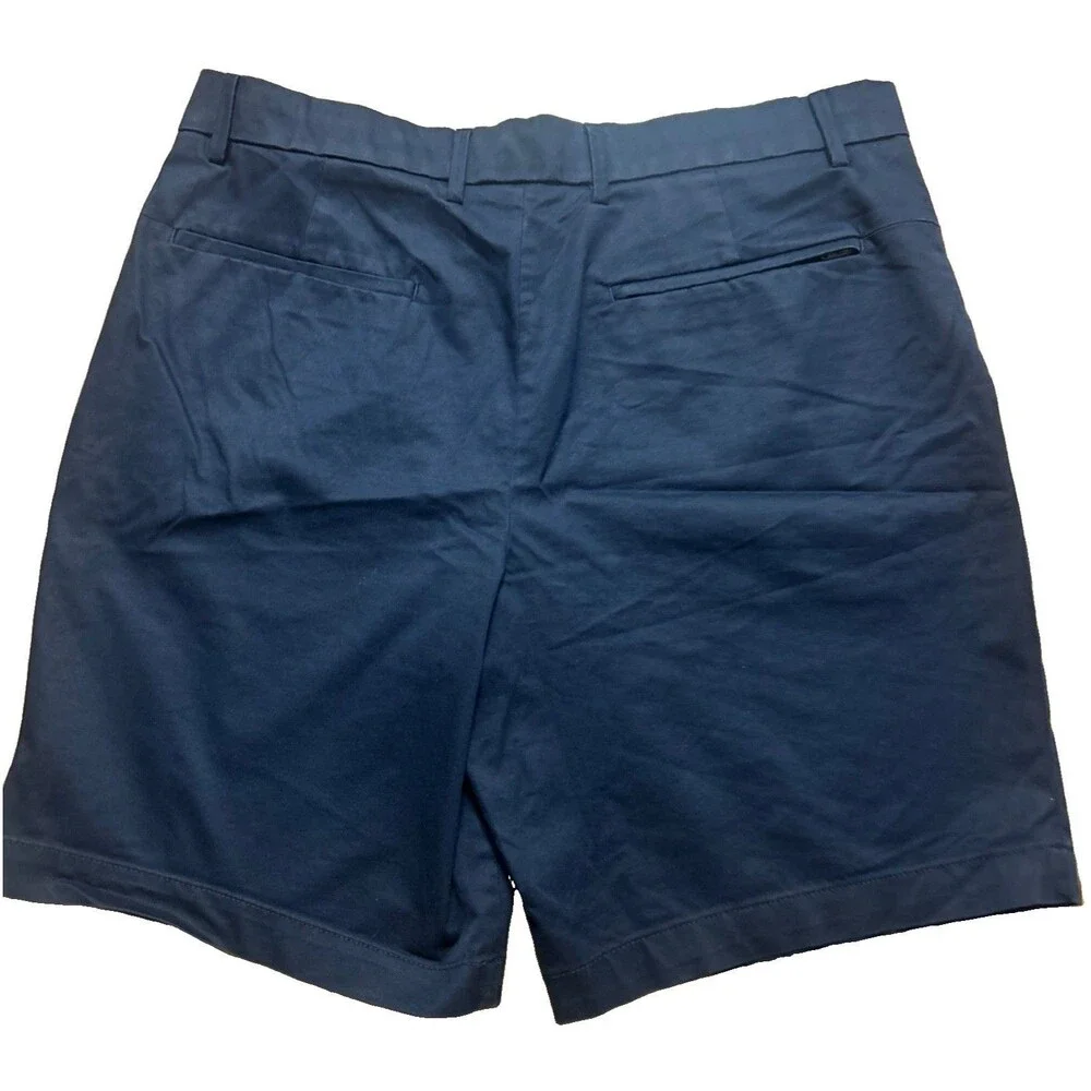 Banana Republic Aiden Short Chino  Men's 35 Navy Blue 9